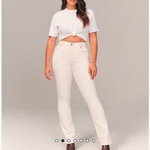 NWT Abercrombie Curve Love Ultra High Rise Vintage Flare Jean